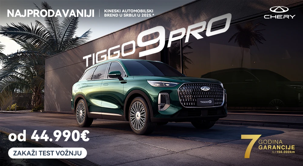 Tiggo 9 Pro PHEV već od 44.990 EUR